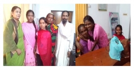 ৭ বছর পর বাবা-মাকে পেয়ে আবেগাপ্লুত ভারতে পাচার হওয়া খাদিজা