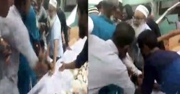 নেতাকর্মীদের ভারে ভেঙে পড়ল বিএনপির কর্মী সম্মেলনের মঞ্চ